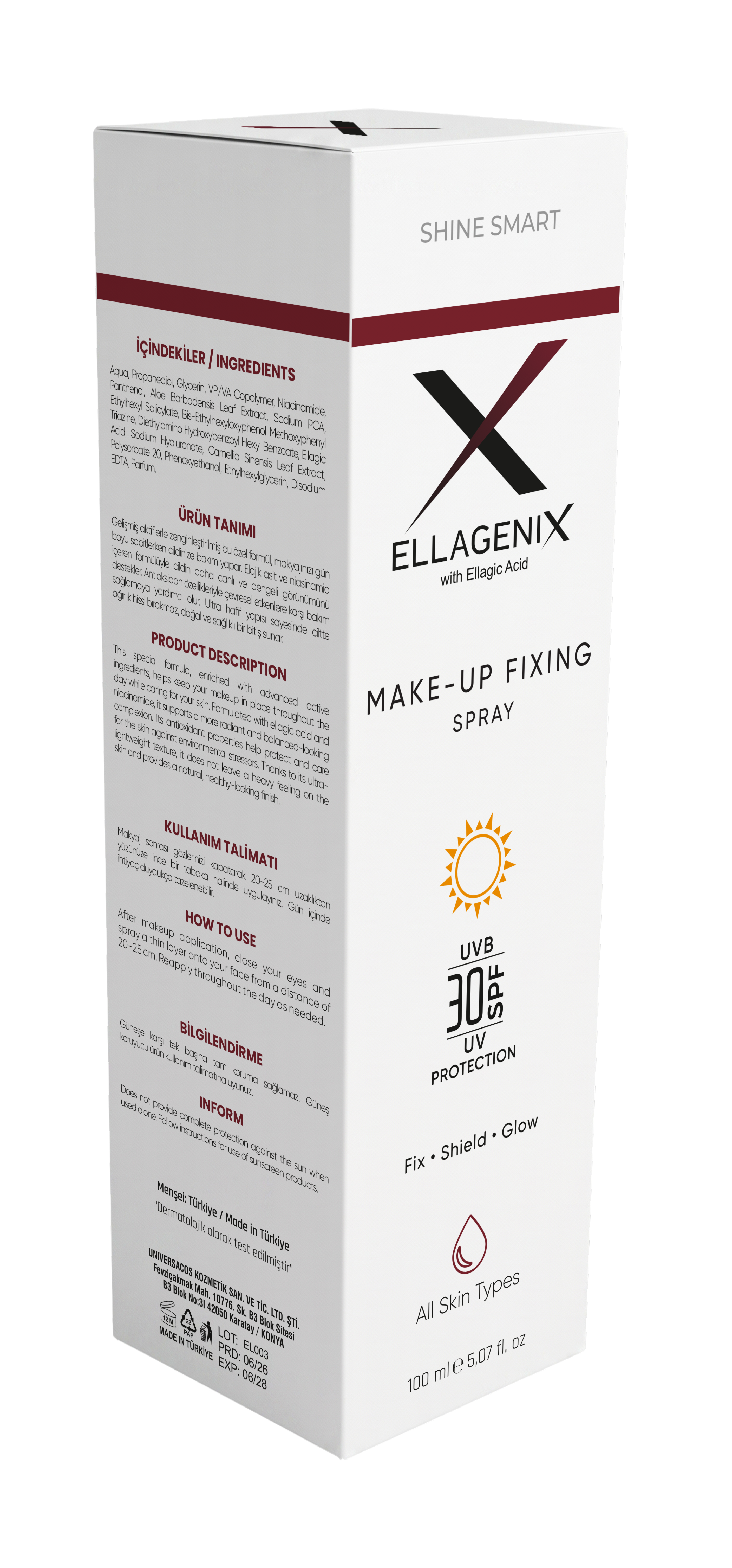 Ellagenix Make-Up Fixing Spray